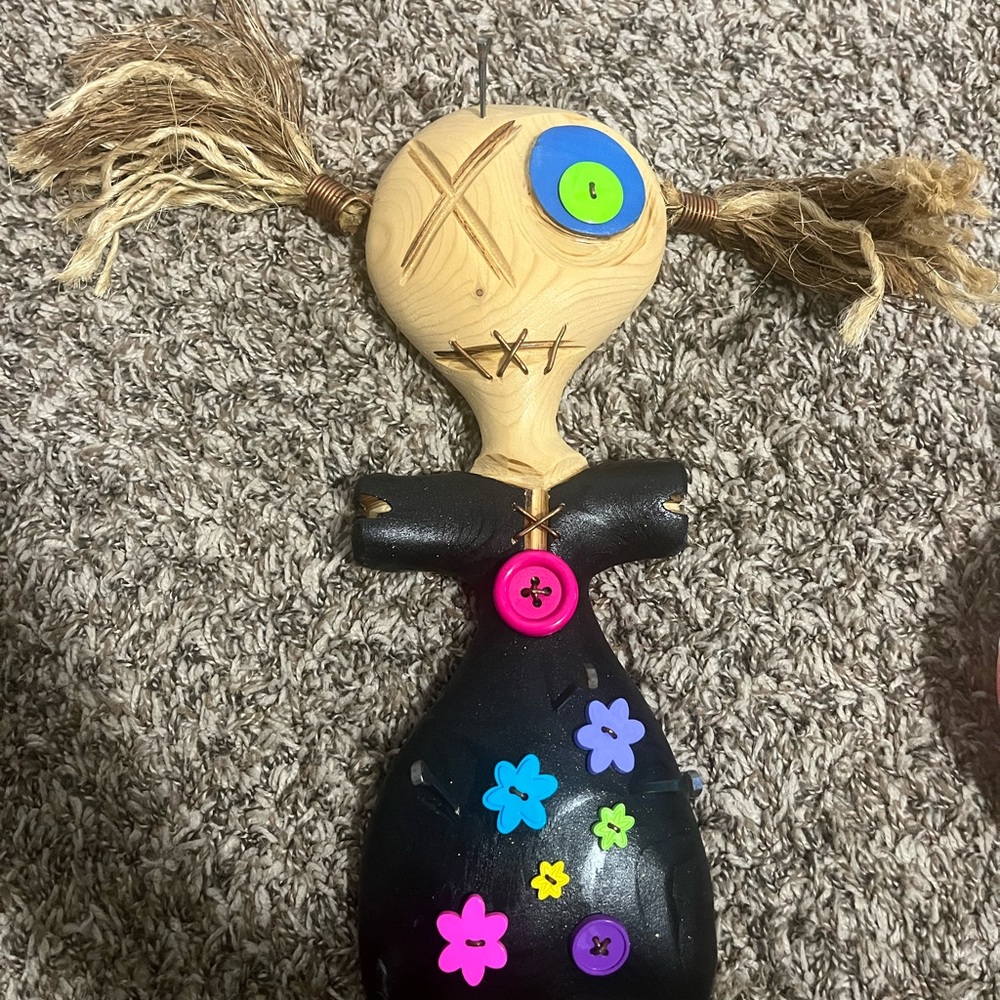 Voodoo doll hanging from New Orleans